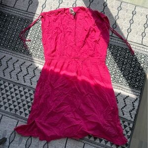 Lauren Ralph Lauren Hot Pink Cotton Top